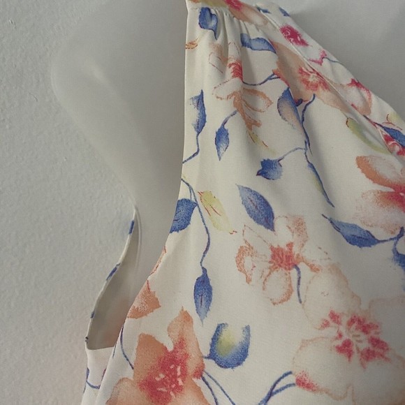 Skies are Blue Sleeveless Button Front Floral Knee Length Dress Size XS - Picture 6 of 7
